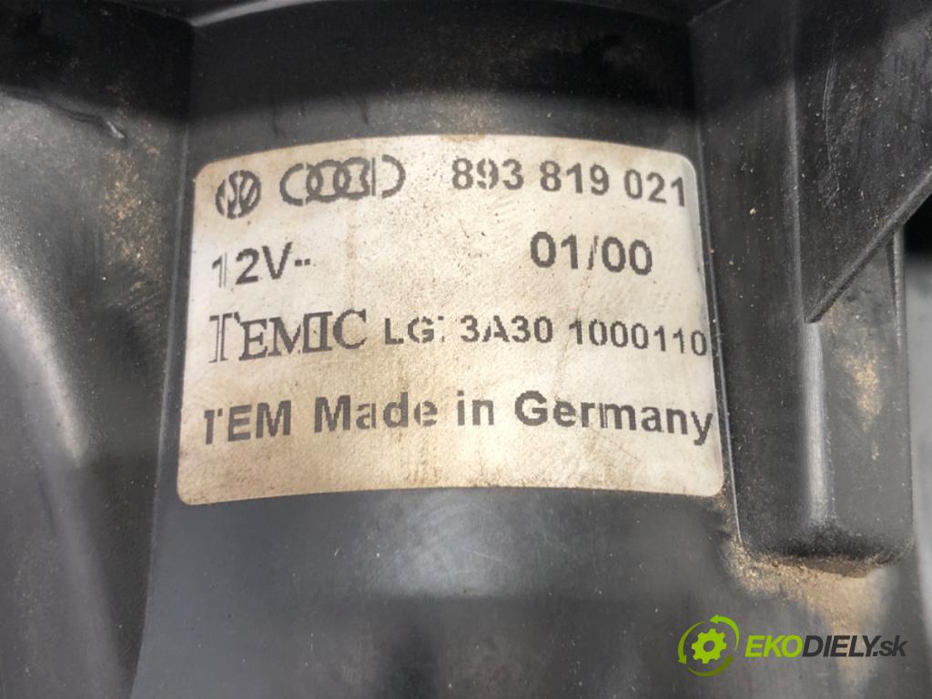 VW TRANSPORTER T4 Skrzynia 1991 57 kW 2.4 D 2370 ventilátor kúrenia 893819021