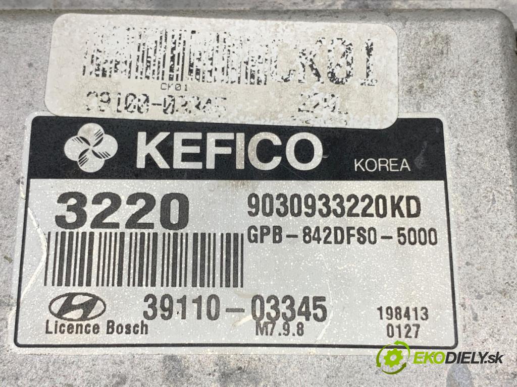 HYUNDAI i20 liftback 2009 57 kW 1.2 1248 riadiaca jednotka Motor 9030933220KD (Riadiaca jednotka)