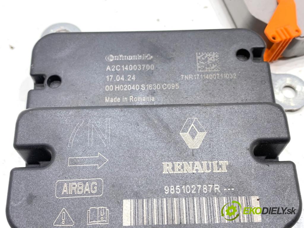 DACIA SANDERO II liftback 2017 54 kW 1.0 SCe 75 998 senzor airbag 985102787R (Snímač)