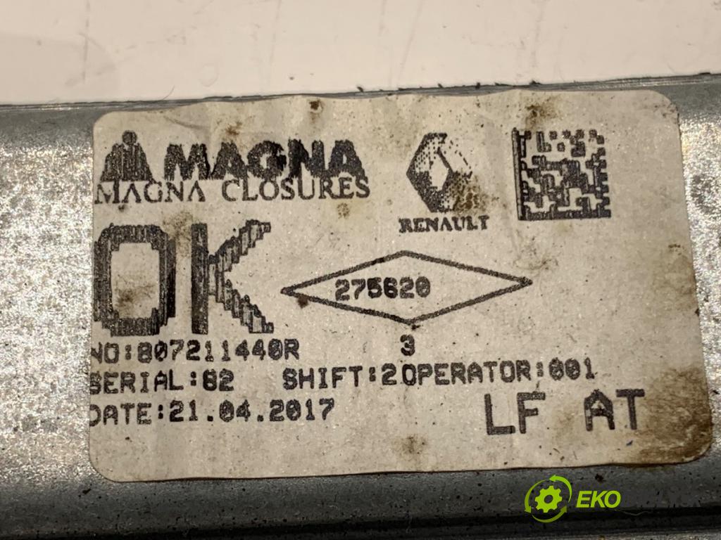 DACIA SANDERO II liftback 2017 54 kW 1.0 SCe 75 998 Mechanizmus okna ľavy predný 807211440R