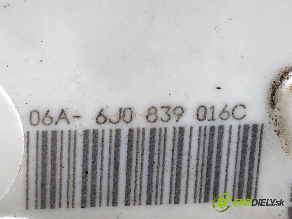 SEAT IBIZA IV liftback 2011 55 kW 1.2 TDI 1199 zámok dveře pravý zadní část 6J0839016C