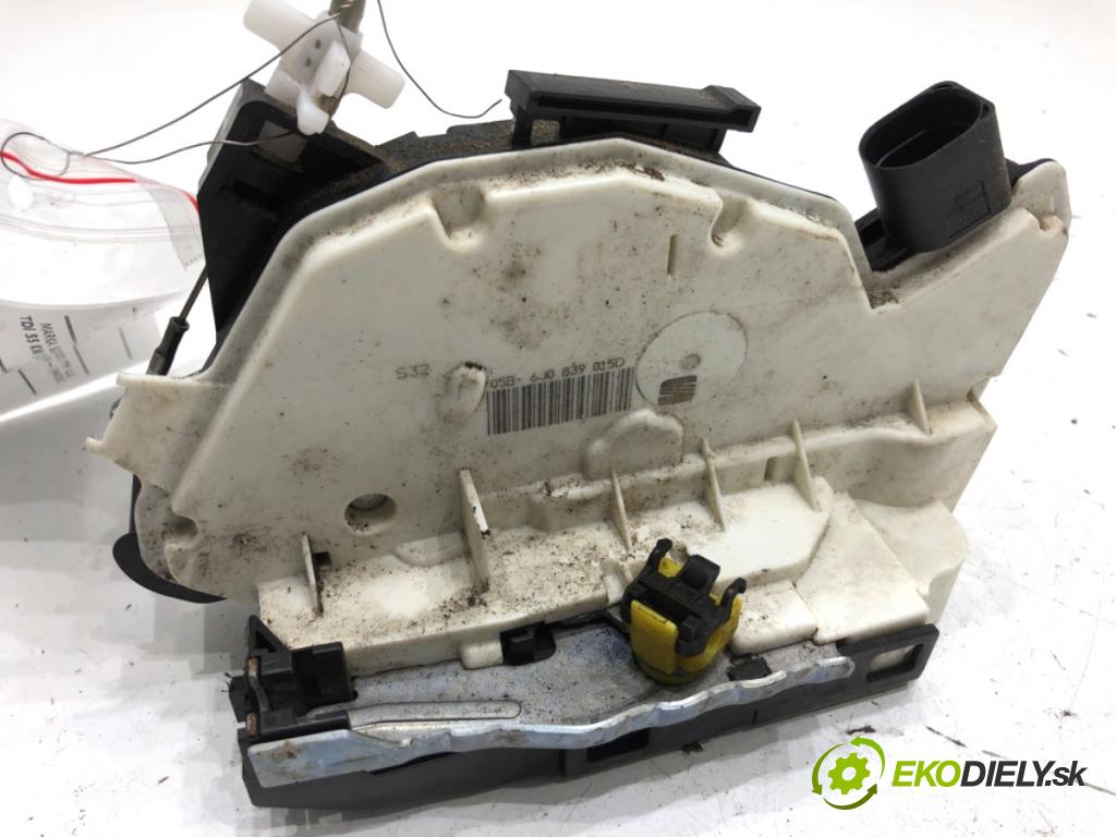 SEAT IBIZA IV liftback 2011 55 kW 1.2 TDI 1199 zámok dveře levý zadní část 6J0839015D