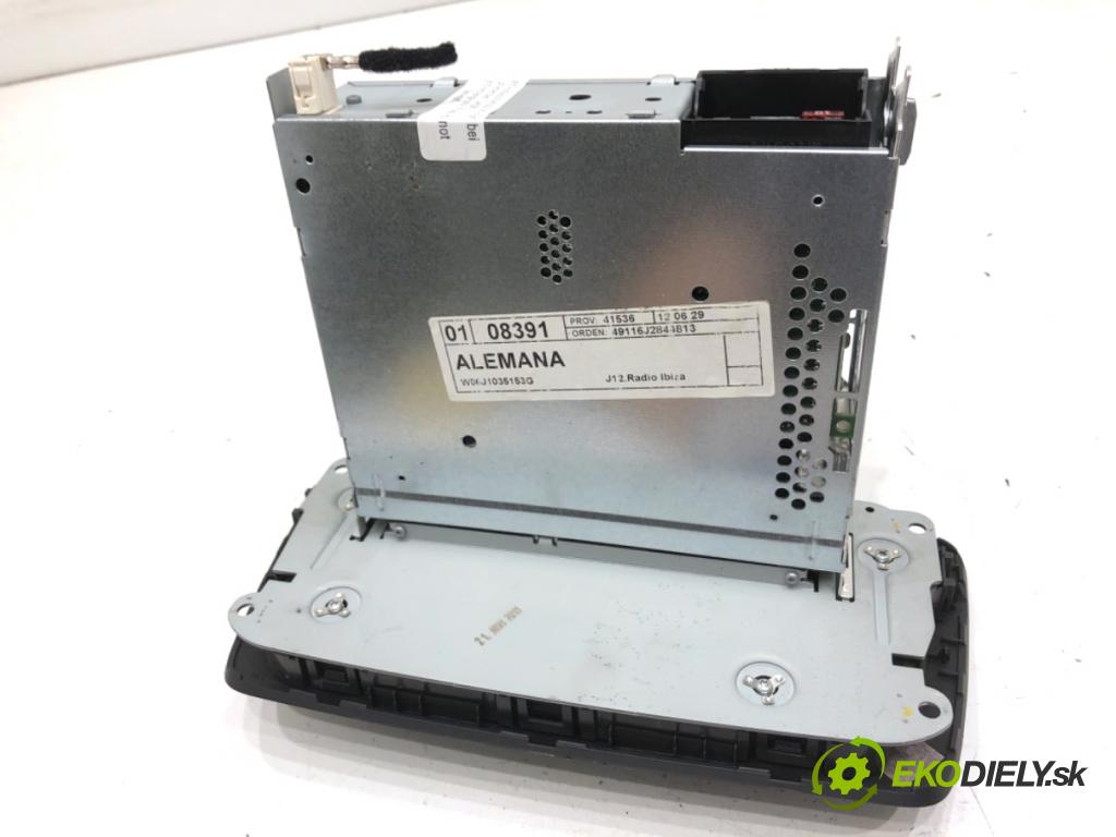 SEAT IBIZA IV liftback 2011 55 kW 1.2 TDI 1199 RADIO  (Audio zariadenie)