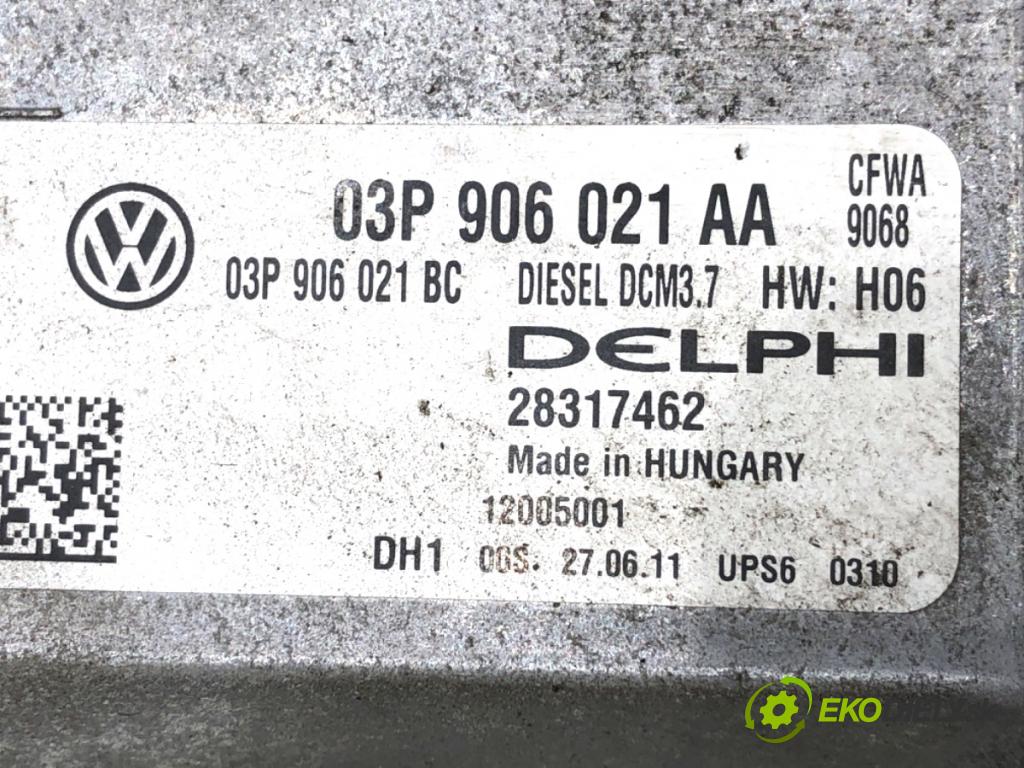 SEAT IBIZA IV liftback 2011 55 kW 1.2 TDI 1199 riadiaca jednotka Motor 03P906021AA (Riadiaca jednotka)