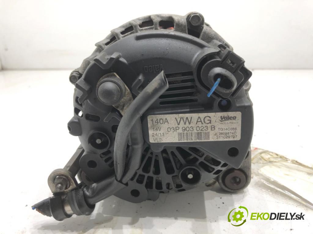 SEAT IBIZA IV liftback 2011 55 kW 1.2 TDI 1199 Alternátor 03P903023B (Alternátor)