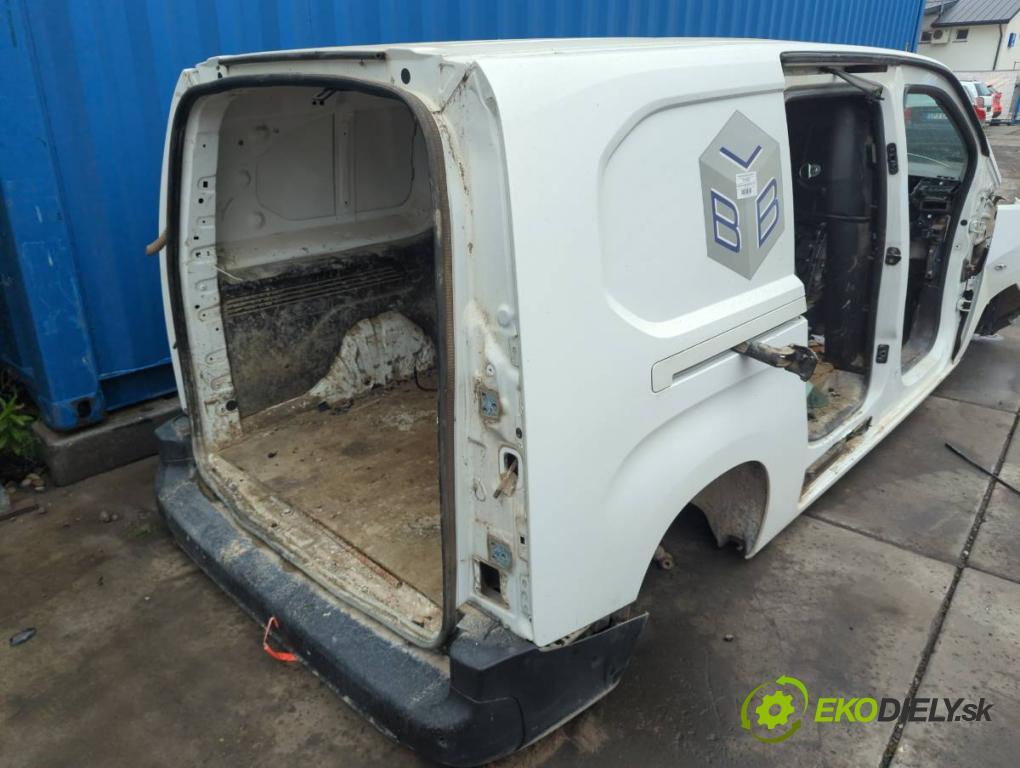 CITROEN BERLINGO III nadwozie wielkoprzestrzenne (MPV) 2019 73 kW 1.6 BlueHDi 100 1560 KAROSERIA ČTVRŤÁK blatník zadní část levý pravý práh střecha PODŁUŻNICA levý pravý