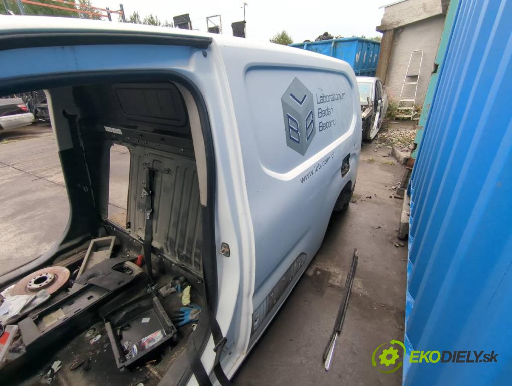 CITROEN BERLINGO III nadwozie wielkoprzestrzenne (MPV) 2019 73 kW 1.6 BlueHDi 100 1560 KAROSERIA ČTVRŤÁK blatník zadní část levý pravý práh střecha PODŁUŻNICA levý pravý