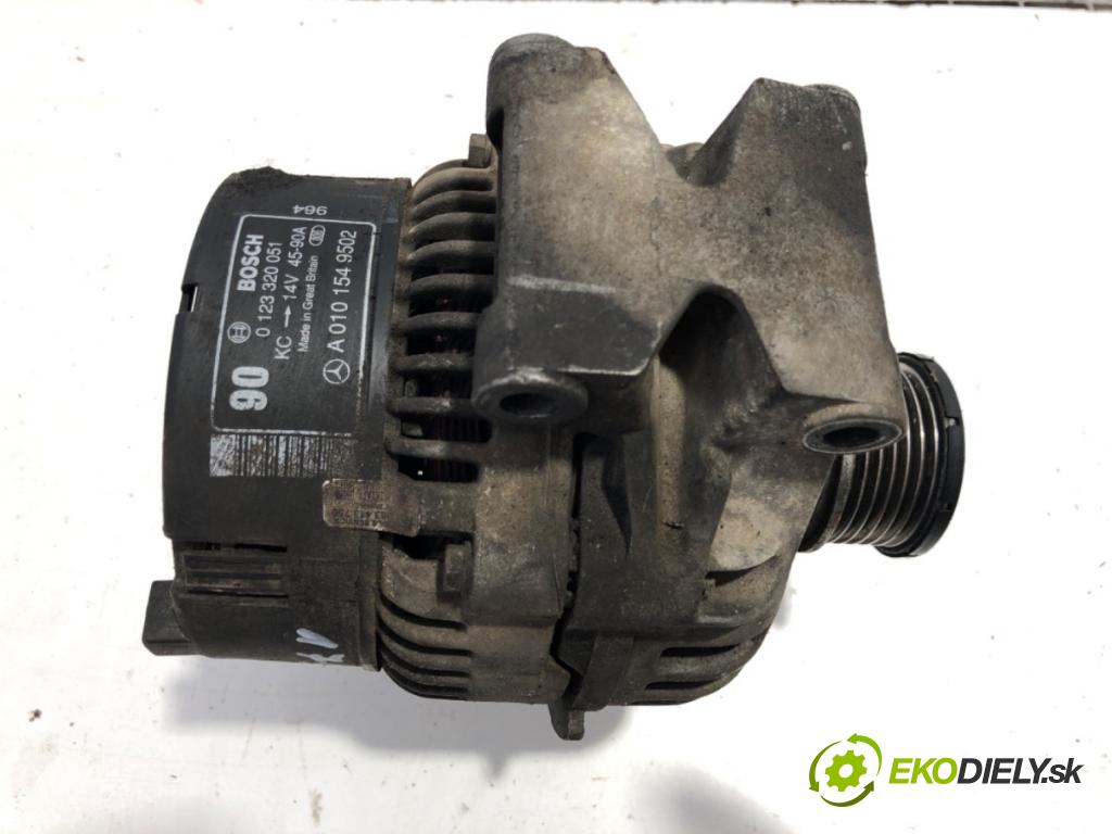 MERCEDES-BENZ W638 Autobus 1999 75 kW 110 CDI 2.2 (638.194) 2148 Alternátor A0101549502 (Alternátor)