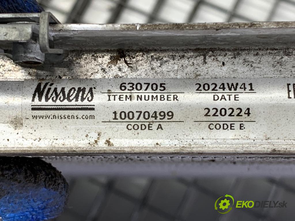 OPEL ZAFIRA B nadwozie wielkoprzestrzenne (MPV) 2005 88 kW 1.9 CDTI (M75) 1910 Chladič vody  (Chladič vody)