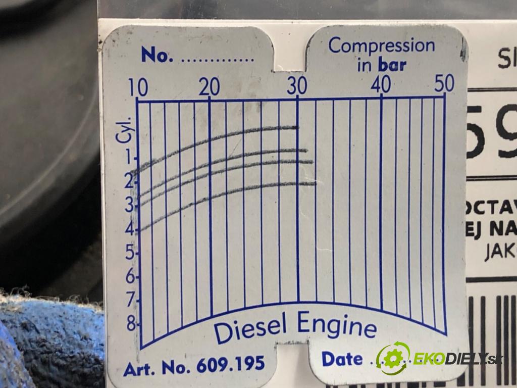 SKODA OCTAVIA II liftback 2007 77 kW 1.9 TDI 1896 motor BLS (Motor)