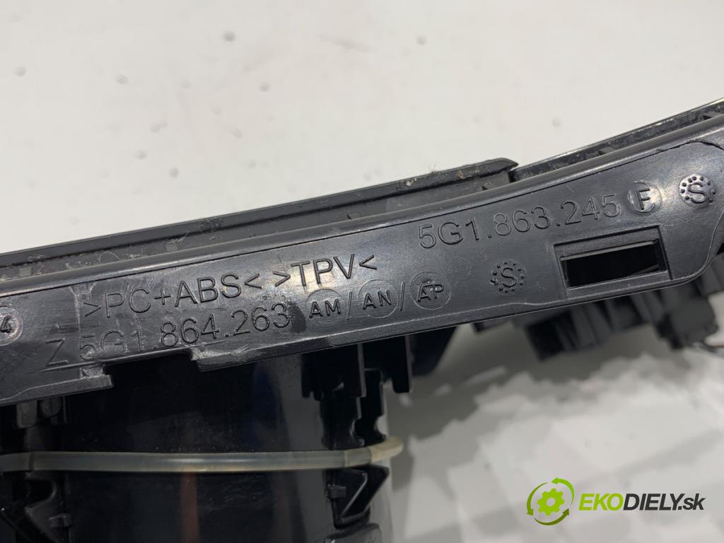 VW GOLF VII Kombi 2014 110 kW 2.0 TDI 1968 Držiak na nápoje 5G1863245F (Držiak (úchyt) na nápoje)