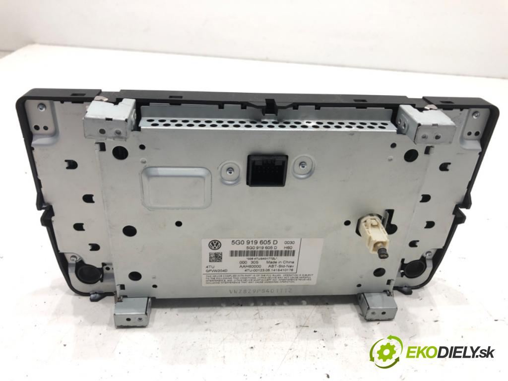 VW GOLF VII Kombi 2014 110 kW 2.0 TDI 1968 RADIO 5G0919605D (Audio zariadenie)