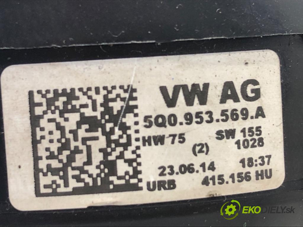 VW GOLF VII Kombi 2014 110 kW 2.0 TDI 1968 Krúžok, slimák airbag 5Q0953569A (Airbag)