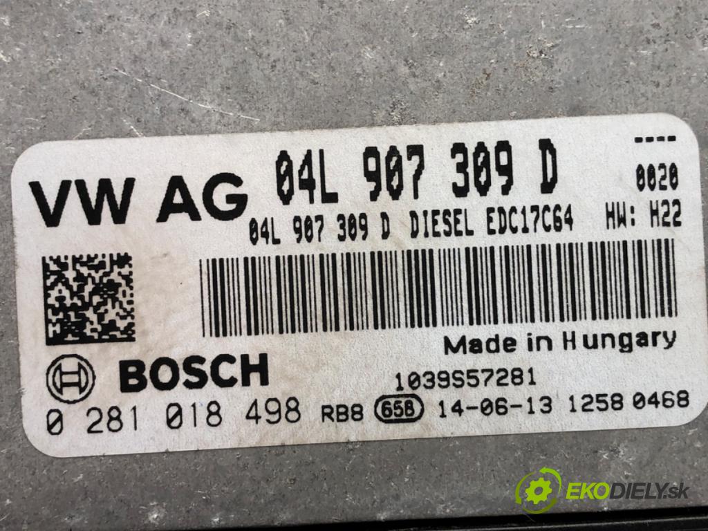 VW GOLF VII Kombi 2014 110 kW 2.0 TDI 1968 riadiaca jednotka Motor 04L907309D (Riadiaca jednotka)