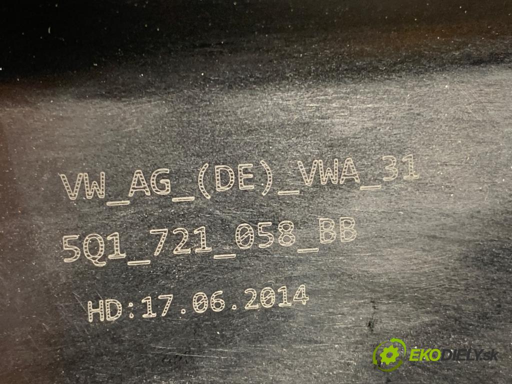 VW GOLF VII Kombi 2014 110 kW 2.0 TDI 1968 PEDÁL: manuálne 5Q1721058BB (Potenciometer plynového pedálu)