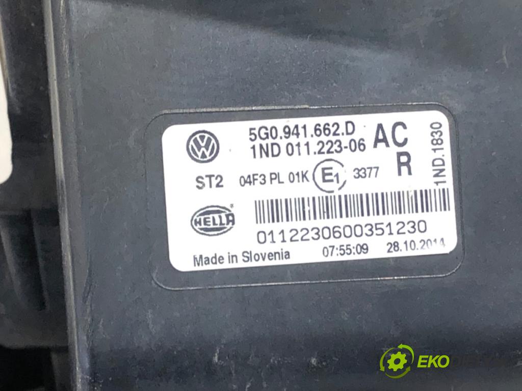 VW GOLF VII Kombi 2014 110 kW 2.0 TDI 1968 hmlové svetlo, hmlovka pravý přední část 5G0941662D