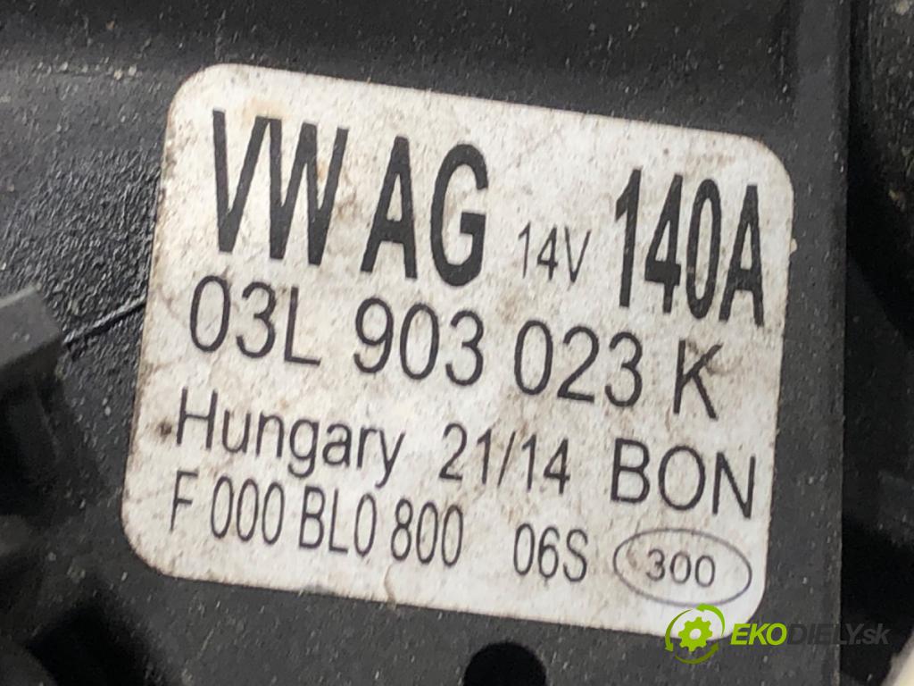 VW GOLF VII Kombi 2014 110 kW 2.0 TDI 1968 Alternátor 03L903023K (Alternátor)