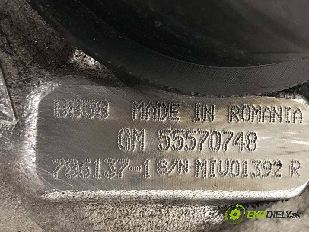 OPEL INSIGNIA A Kombi 2009 81 kW 2.0 CDTI (35) 1956 turbo 55570748 (Kompletní turbodmychadlo)