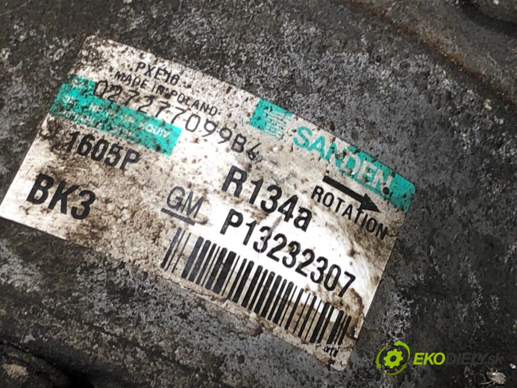 OPEL INSIGNIA A Kombi 2009 81 kW 2.0 CDTI (35) 1956 Kompresor klimatizácie 13232307 (Kompresor klimatizácie)