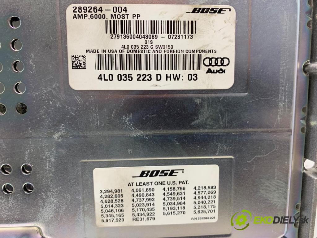 AUDI A6 C6 Kombi 2005 132 kW 2.7 TDI quattro 2698 Zosilňovač 4L0035223D (Zosilňovač)