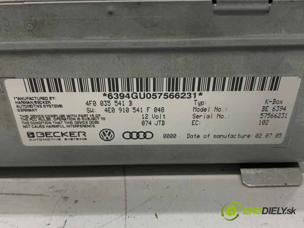 AUDI A6 C6 Kombi 2005 132 kW 2.7 TDI quattro 2698 TUNER radia 4F0035541B
