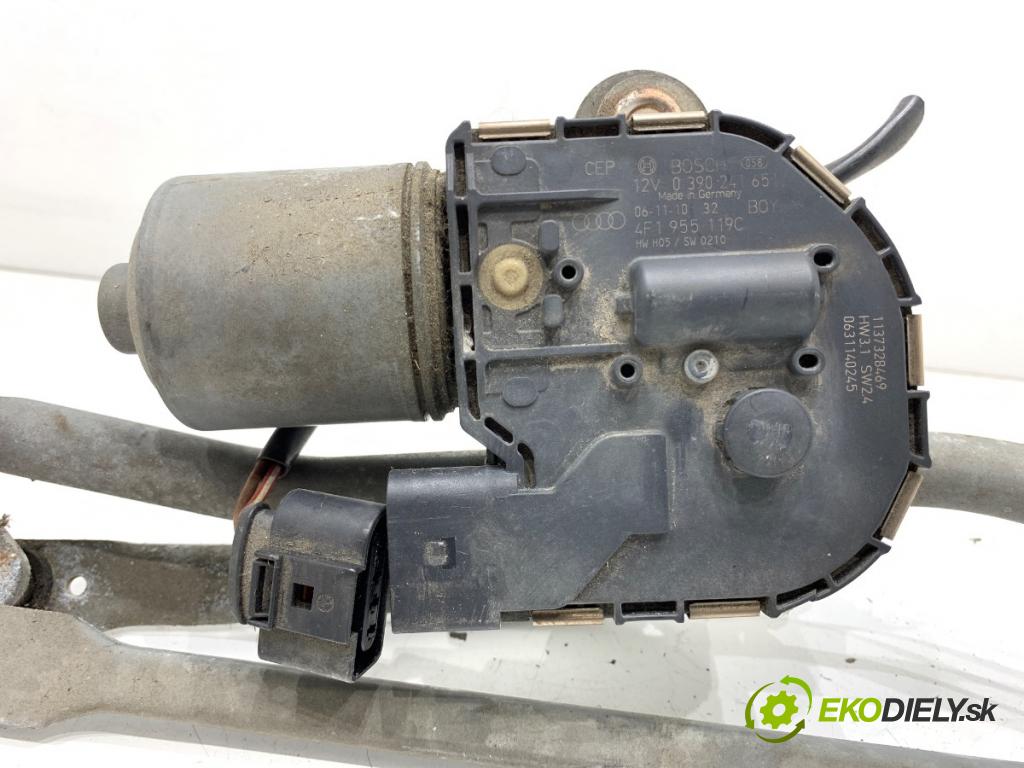 AUDI A6 C6 Kombi 2005 132 kW 2.7 TDI quattro 2698 Mechanizmus stieračov predný 4F1955119C (Motorček stieračov predný)