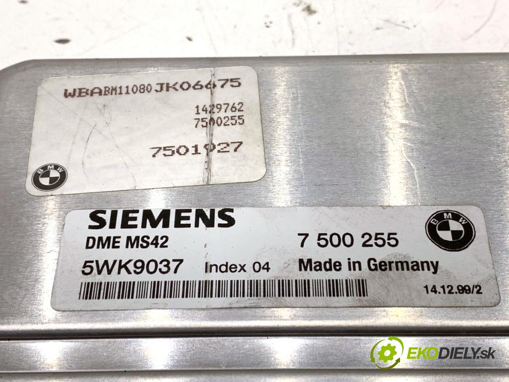 BMW E46 coupe 1999 110 kW 318 Ci 1995 riadiaca jednotka Motor 7500255 (Riadiaca jednotka)