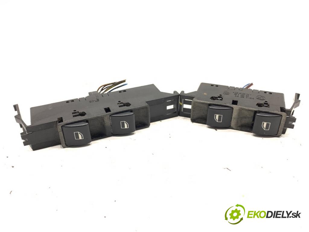 BMW E46 coupe 1999 110 kW 318 Ci 1995 Prepínač okien  (Prepínacie páčky pod volantom)