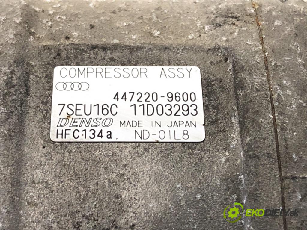 AUDI A4 B6 Kombi 2003 85 kW 1.9 TDI 1896 Kompresor klimatizácie 447220-9600 (Kompresor klimatizácie)
