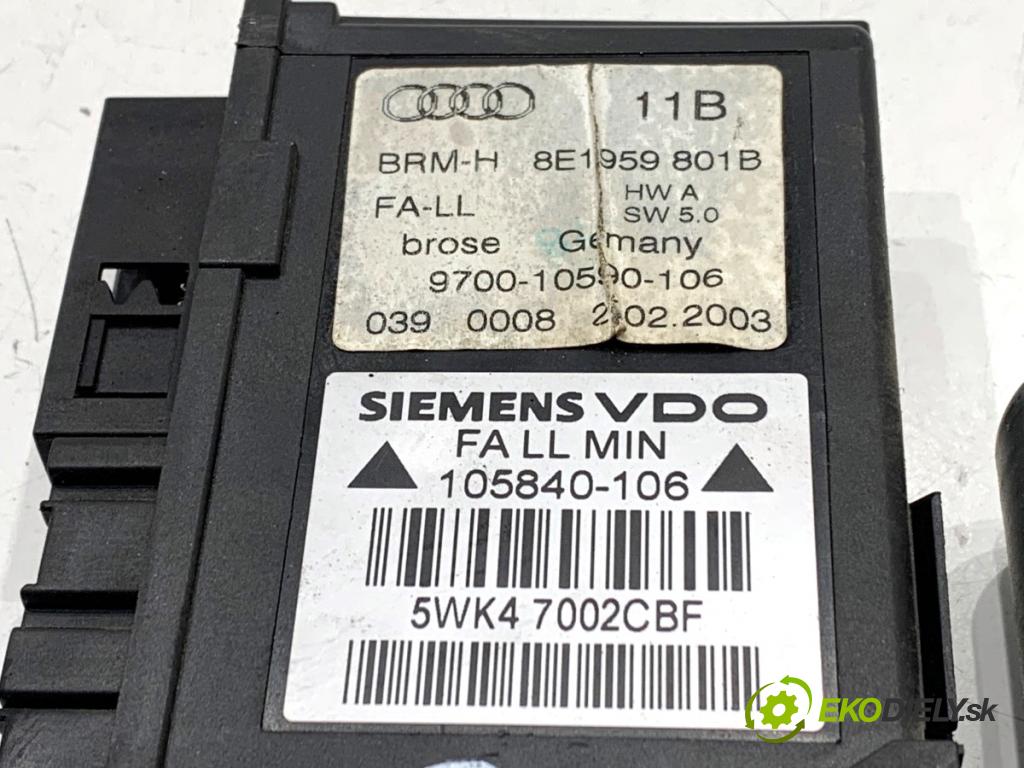 AUDI A4 B6 Kombi 2003 85 kW 1.9 TDI 1896 motor sťahovaní okna levý přední část 8E1959801B