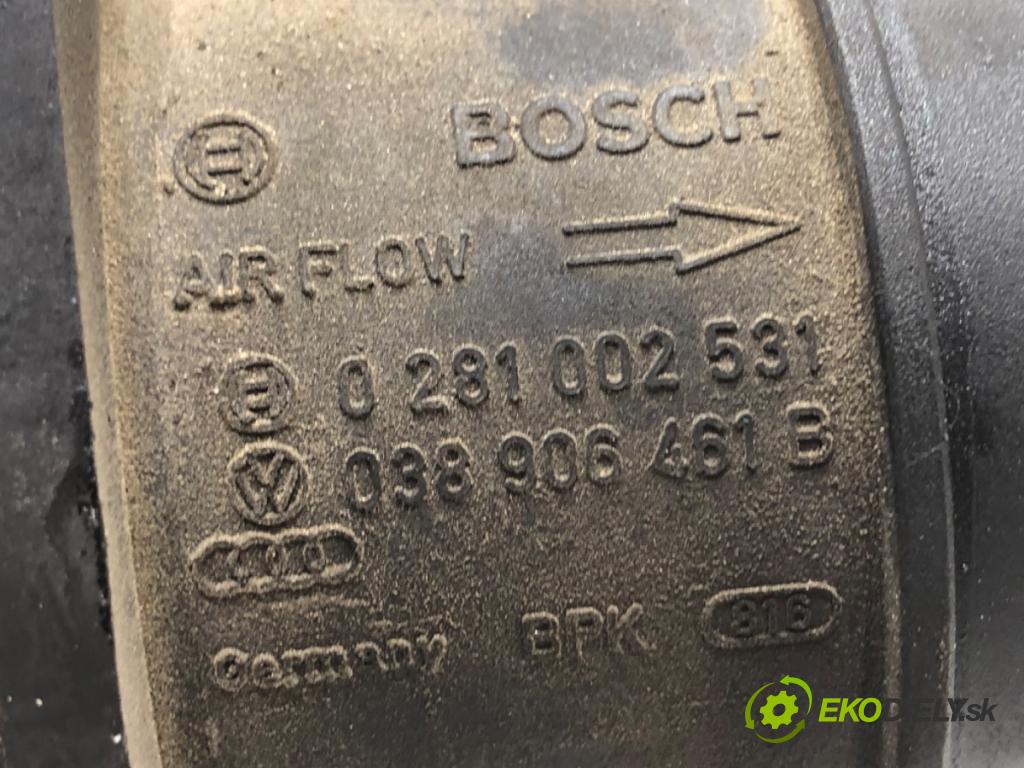 AUDI A4 B6 Kombi 2003 85 kW 1.9 TDI 1896 Váha vzduchu 038906461B 0281002531 (Váha vzduchu)