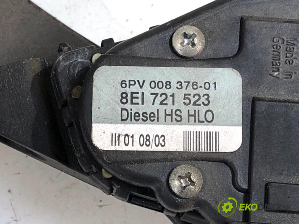 AUDI A4 B6 Kombi 2003 85 kW 1.9 TDI 1896 Potenciometer plynu 8EI721523 (Potenciometer plynového pedálu)