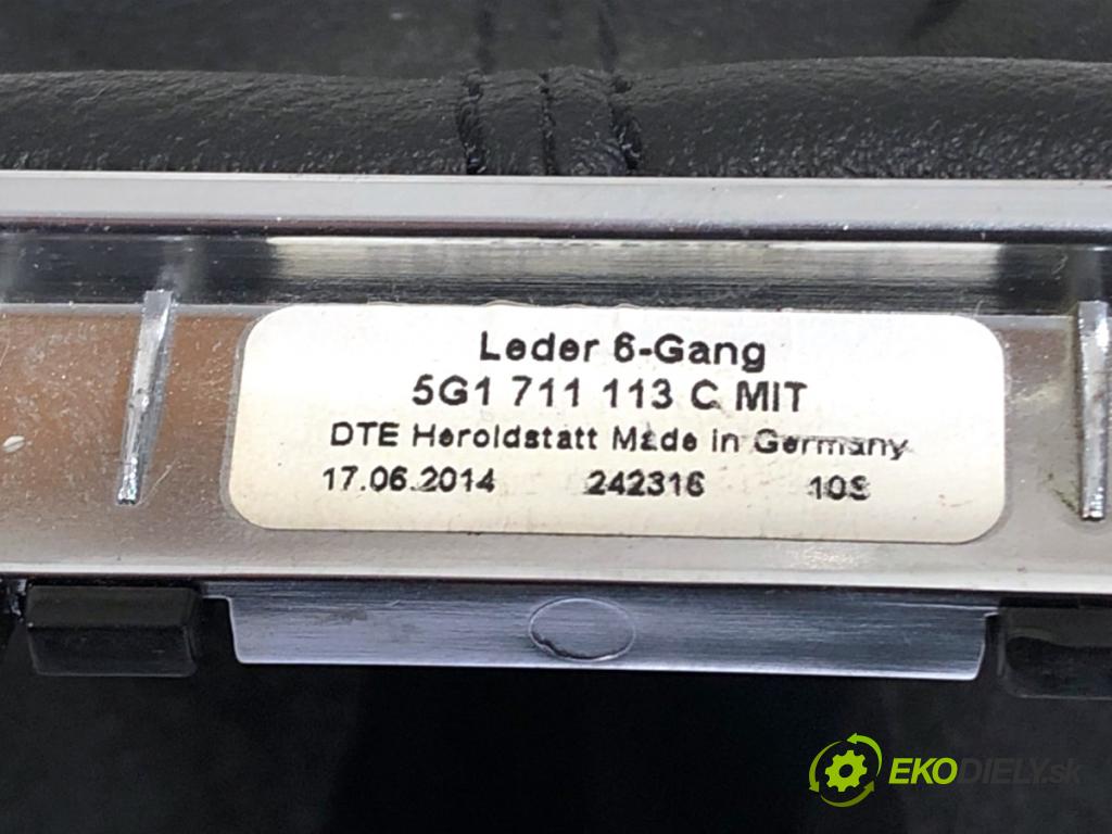 VW GOLF VII Kombi 2014 110 kW 2.0 TDI 1968 Manžeta 5G1711113C (Rýchlostná páka (kulisa))