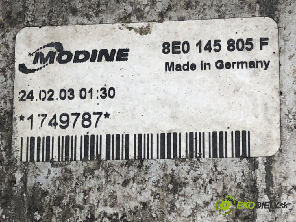 AUDI A4 B6 Kombi 2003 85 kW 1.9 TDI 1896 intercooler 8E0145805F (Intercooler (chladič stlačeného vzduchu))