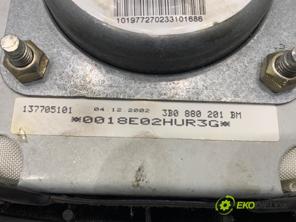 VW PASSAT B5 FL sedan 2002 96 kW 1.9 TDI 1896 AirBag volantu 3B0880201BM (Airbag)