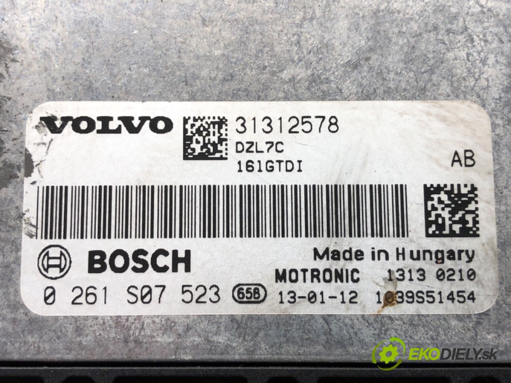 VOLVO V40 liftback 2013 110 kW T3 GTDi 1596 riadiaca jednotka Motor 31312578 (Riadiaca jednotka)