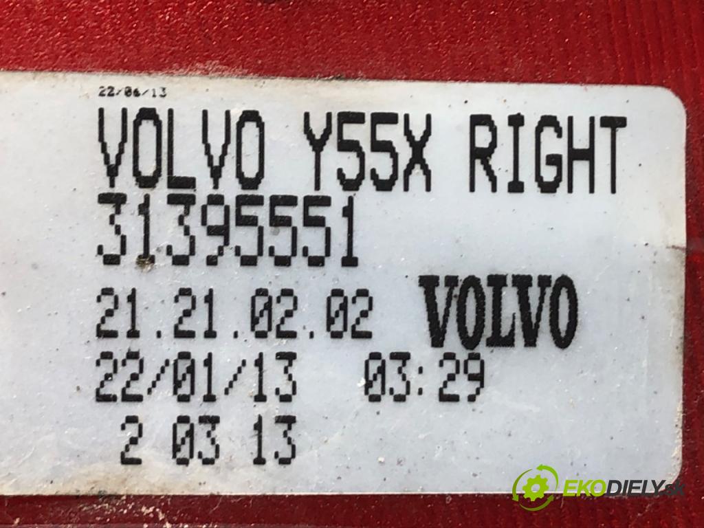 VOLVO V40 liftback 2013 110 kW T3 GTDi 1596 světlo nárazníka pravý zadní část 31395551