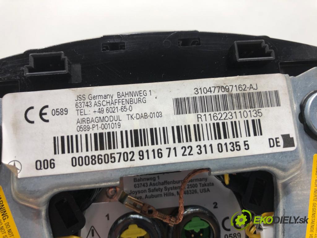 MERCEDES-BENZ X204 SUV 2009 125 kW 220 CDI 4-matic (204.984, 204.997) 2143 AirBag volantu 0008605702 (Airbag)