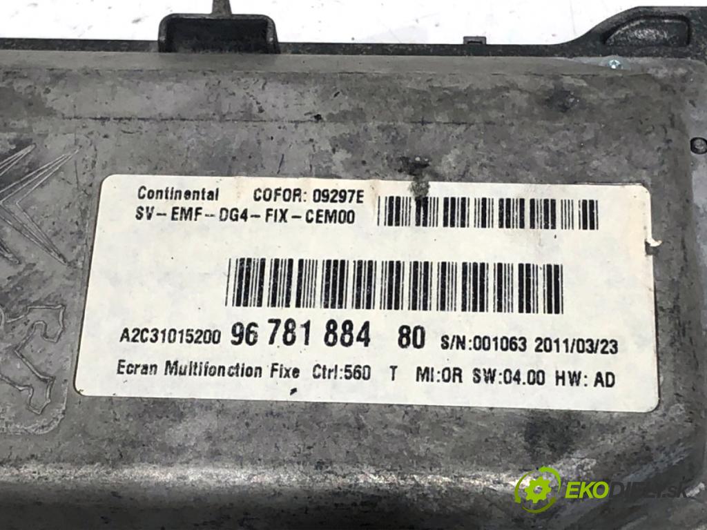 PEUGEOT 508 SW I Kombi 2011 103 kW 2.0 HDi 1997 Dislpej 9678188480 (Prístrojová doska)