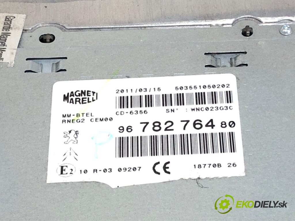 PEUGEOT 508 SW I Kombi 2011 103 kW 2.0 HDi 1997 RADIO čítač navigácie 9678276480