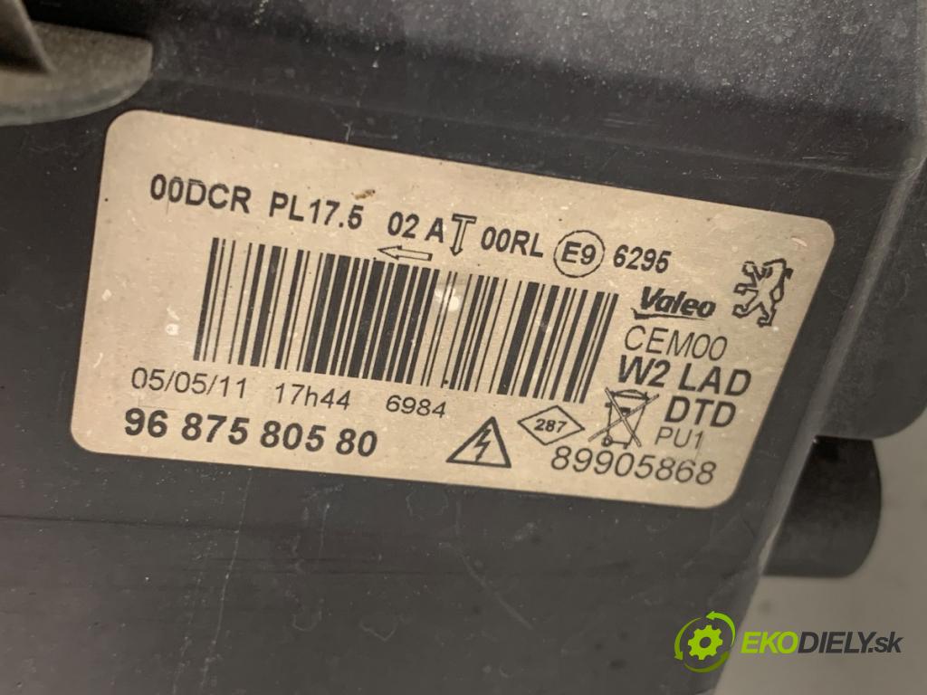 PEUGEOT 508 SW I Kombi 2011 103 kW 2.0 HDi 1997 Svetlomet pravy predný XENON 9687580580