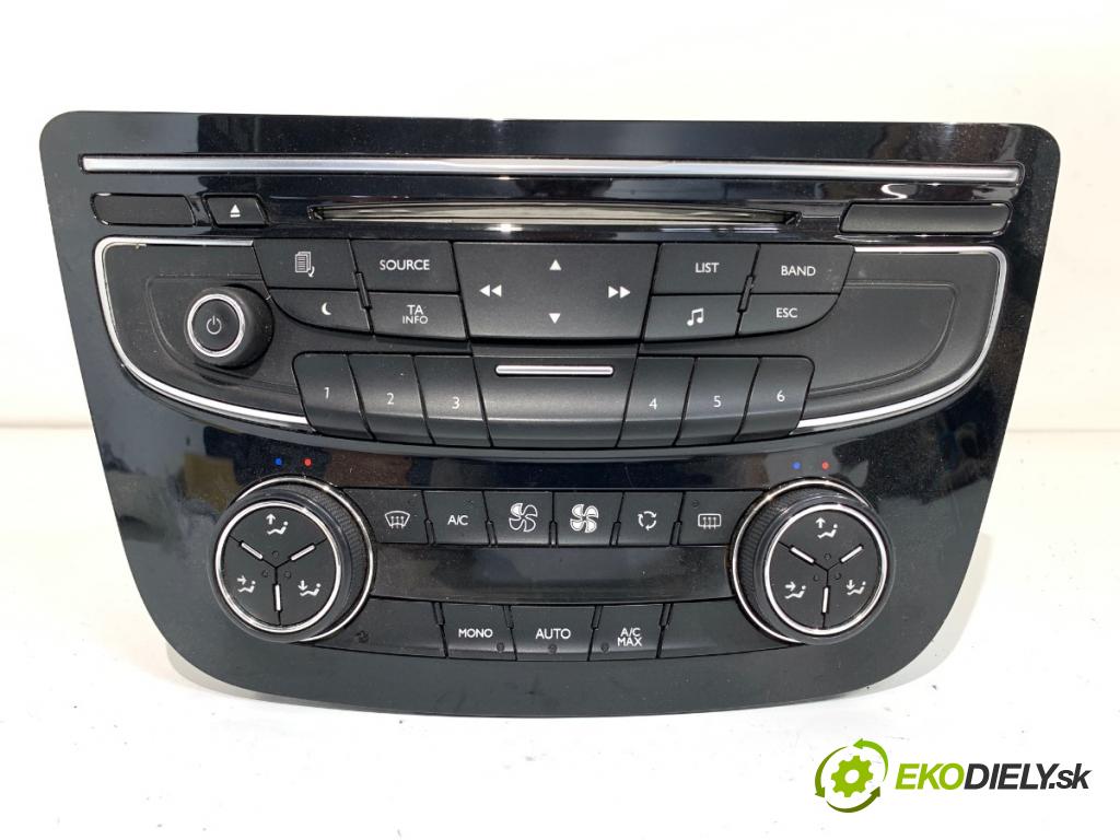 PEUGEOT 508 SW I Kombi 2011 103 kW 2.0 HDi 1997 Panel ovládania kúrenia  (Prepínacie páčky pod volantom)