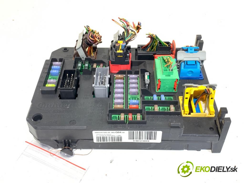 PEUGEOT 508 SW I Kombi 2011 103 kW 2.0 HDi 1997 modul BSI 9665547580 (Pojistková skříňka)