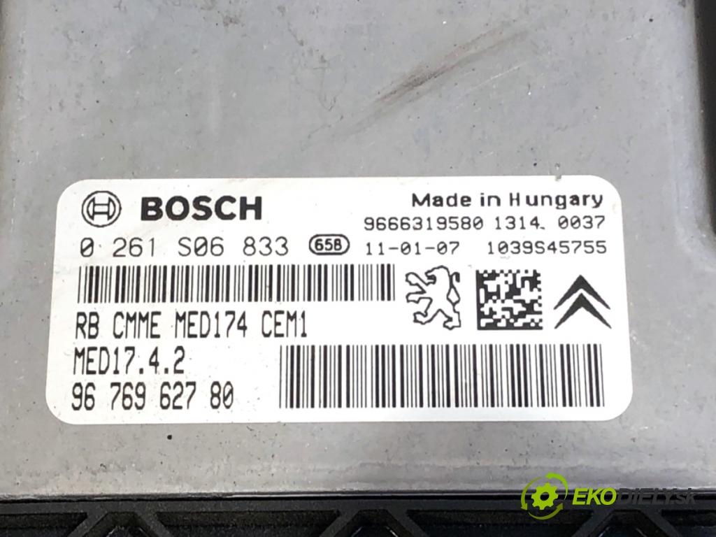 PEUGEOT 508 I sedan 2011 115 kW 1.6 THP 1598 riadiaca jednotka Motor 9676962780 0261S06833 (Riadiaca jednotka)