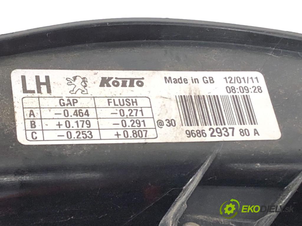 PEUGEOT 508 I sedan 2011 115 kW 1.6 THP 1598 světlo levý zadní část 9686293780