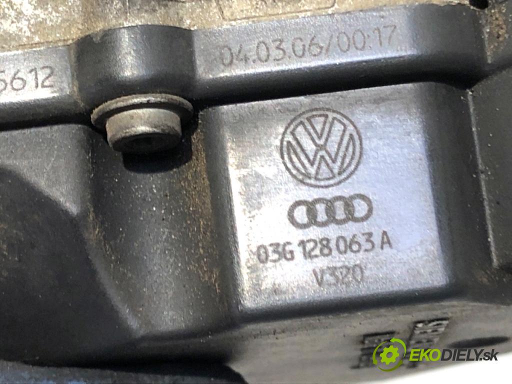 VW PASSAT B6 Kombi 2006 103 kW 2.0 TDI 1968 škrtíci klapka 03G128063A (Škrticí klapka)