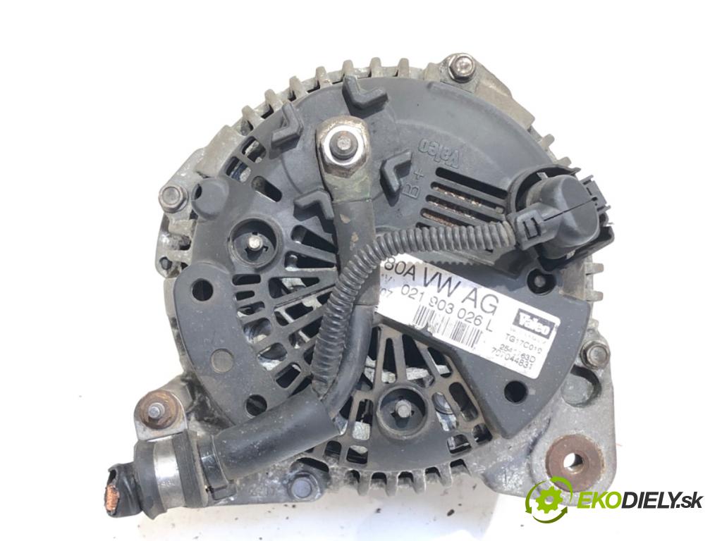 VW PASSAT B6 Kombi 2006 103 kW 2.0 TDI 1968 Alternátor 021903026L (Alternátor)