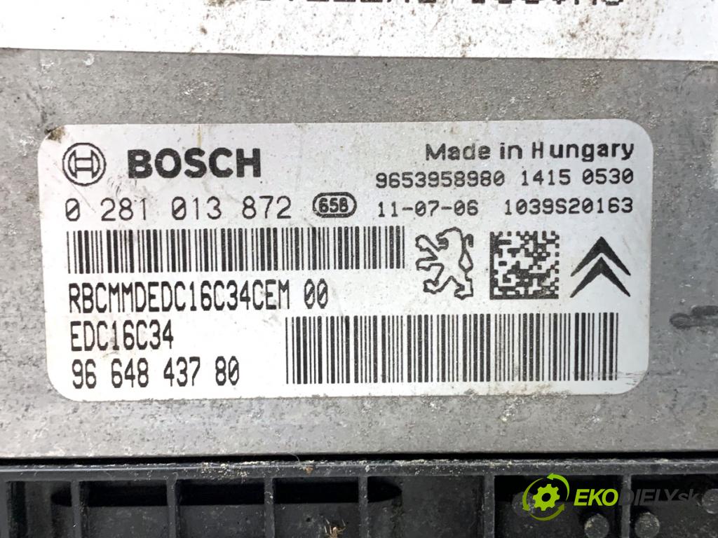 CITROEN BERLINGO II nadwozie wielkoprzestrzenne (MPV) 2011 66 kW 1.6 HDi 90 1560 riadiaca jednotka Motor 9664843780 (Riadiaca jednotka)