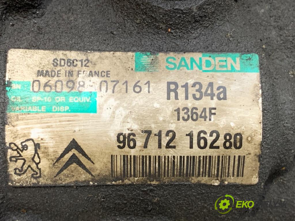 CITROEN BERLINGO II nadwozie wielkoprzestrzenne (MPV) 2011 66 kW 1.6 HDi 90 1560 Kompresor klimatizácie 9671216280 (Kompresor klimatizácie)