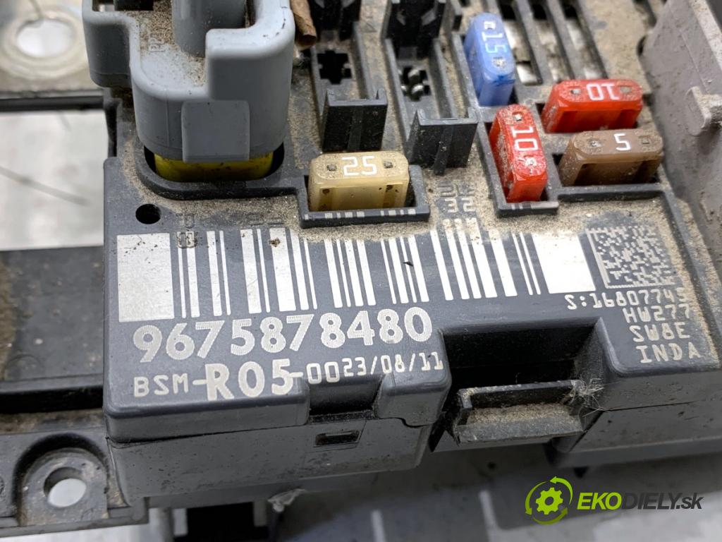 CITROEN BERLINGO II nadwozie wielkoprzestrzenne (MPV) 2011 66 kW 1.6 HDi 90 1560 Modul BSM 9675878480 (Riadiaca jednotka ostatné)